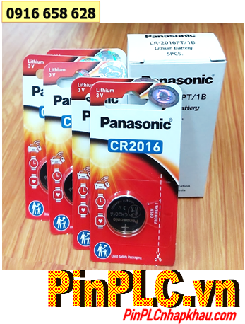 COMBO 1HỘP 5vỉ Pin Panasonic CR2016PT/1B lithium 3v (Loại vỉ 1viên) _Giá chỉ 110.000/Hộp